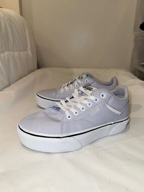 Vans Women's Light Lavender Canvas Athletic Shoes